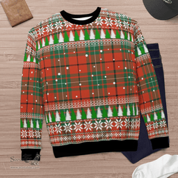 Scottish MacAulay Ancient Clan Tartan Christmas Ugly Sweater - Plaid Family Ugly Sweater Scottish Plaid Tartan Plaid - ScotsTee - scotstee.com