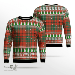 Scottish MacAulay Ancient Clan Tartan Christmas Ugly Sweater - Plaid Family Ugly Sweater Scottish Plaid Tartan Plaid - ScotsTee - scotstee.com