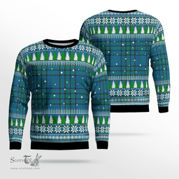 Scottish Matheson Hunting Ancient Clan Tartan Christmas Ugly Sweater - Plaid Family Ugly Sweater Scottish Plaid Tartan Plaid - ScotsTee - scotstee.com