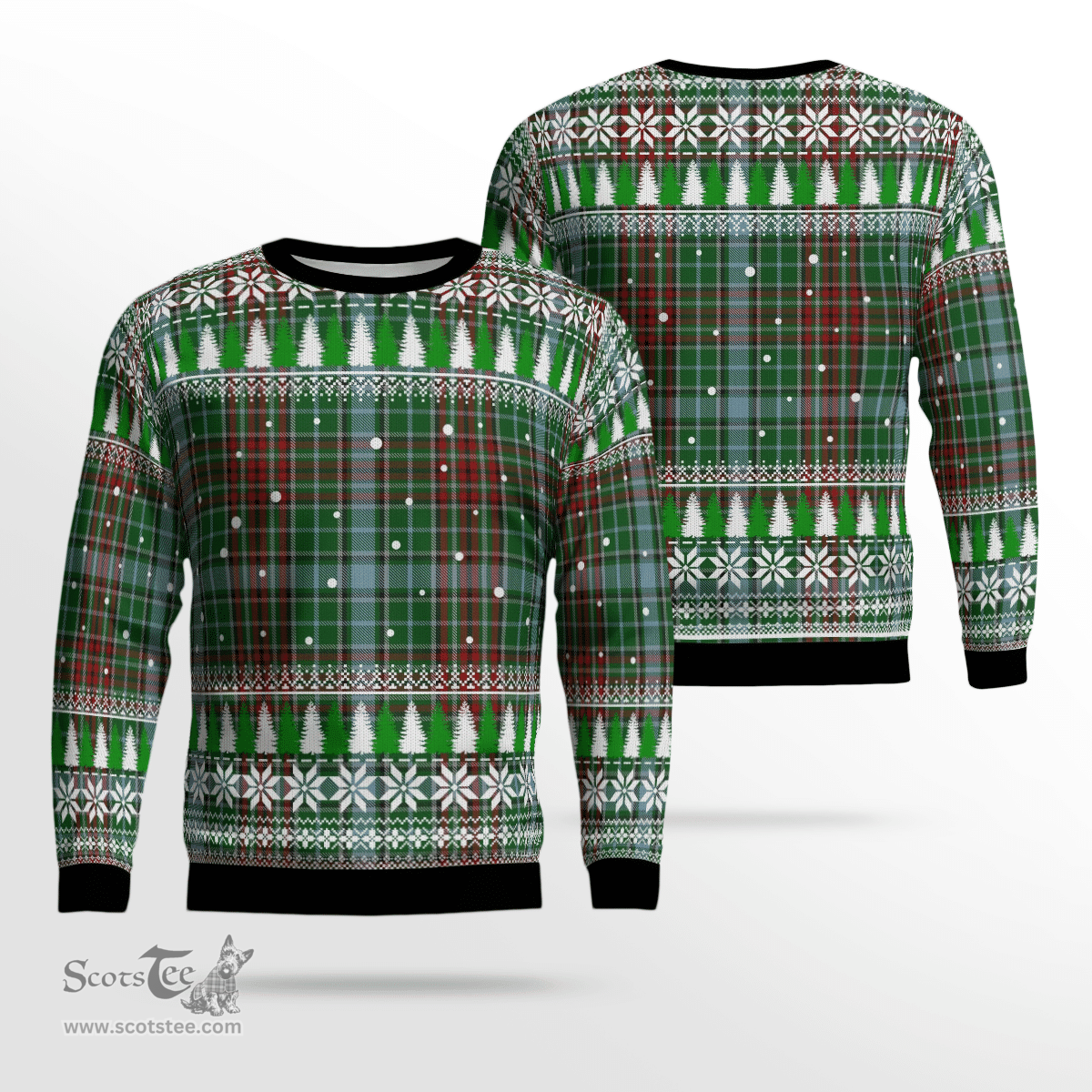 Scottish Gayre Clan Tartan Christmas Ugly Sweater - Plaid Family Ugly Sweater Scottish Plaid Tartan Plaid - ScotsTee - scotstee.com