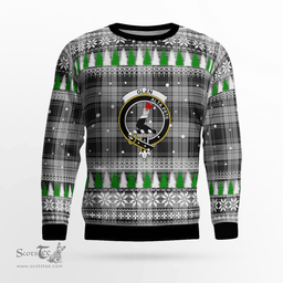 Scottish Glen Clan Crest Tartan Christmas Ugly Sweater - Plaid Family Ugly Sweater Scottish Plaid Tartan Plaid - ScotsTee - scotstee.com