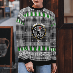 Scottish Glen Clan Crest Tartan Christmas Ugly Sweater - Plaid Family Ugly Sweater Scottish Plaid Tartan Plaid - ScotsTee - scotstee.com
