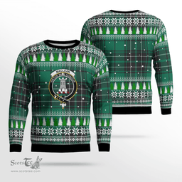 Scottish MacLean Hunting Ancient Clan Crest Tartan Christmas Ugly Sweater - Plaid Family Ugly Sweater Scottish Plaid Tartan Plaid - ScotsTee - scotstee.com