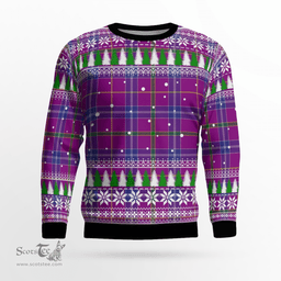 Scottish Jackson Clan Tartan Christmas Ugly Sweater - Plaid Family Ugly Sweater Scottish Plaid Tartan Plaid - ScotsTee - scotstee.com