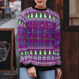 Scottish Jackson Clan Tartan Christmas Ugly Sweater - Plaid Family Ugly Sweater Scottish Plaid Tartan Plaid - ScotsTee - scotstee.com