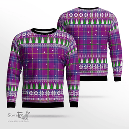 Scottish Jackson Clan Tartan Christmas Ugly Sweater - Plaid Family Ugly Sweater Scottish Plaid Tartan Plaid - ScotsTee - scotstee.com