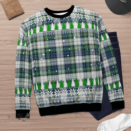 Scottish Gordon Dress Ancient Clan Tartan Christmas Ugly Sweater - Plaid Family Ugly Sweater Scottish Plaid Tartan Plaid - ScotsTee - scotstee.com