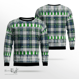 Scottish Gordon Dress Ancient Clan Tartan Christmas Ugly Sweater - Plaid Family Ugly Sweater Scottish Plaid Tartan Plaid - ScotsTee - scotstee.com