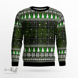 Scottish MacLean Hunting Clan Tartan Christmas Ugly Sweater - Plaid Family Ugly Sweater Scottish Plaid Tartan Plaid - ScotsTee - scotstee.com