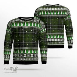 Scottish MacLean Hunting Clan Tartan Christmas Ugly Sweater - Plaid Family Ugly Sweater Scottish Plaid Tartan Plaid - ScotsTee - scotstee.com