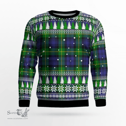 Scottish Gordon Modern Clan Tartan Christmas Ugly Sweater - Plaid Family Ugly Sweater Scottish Plaid Tartan Plaid - ScotsTee - scotstee.com