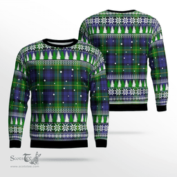 Scottish Gordon Modern Clan Tartan Christmas Ugly Sweater - Plaid Family Ugly Sweater Scottish Plaid Tartan Plaid - ScotsTee - scotstee.com