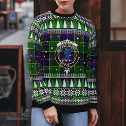 Scottish Forsyth Modern Clan Crest Tartan Christmas Ugly Sweater - Plaid Family Ugly Sweater Scottish Plaid Tartan Plaid - ScotsTee - scotstee.com