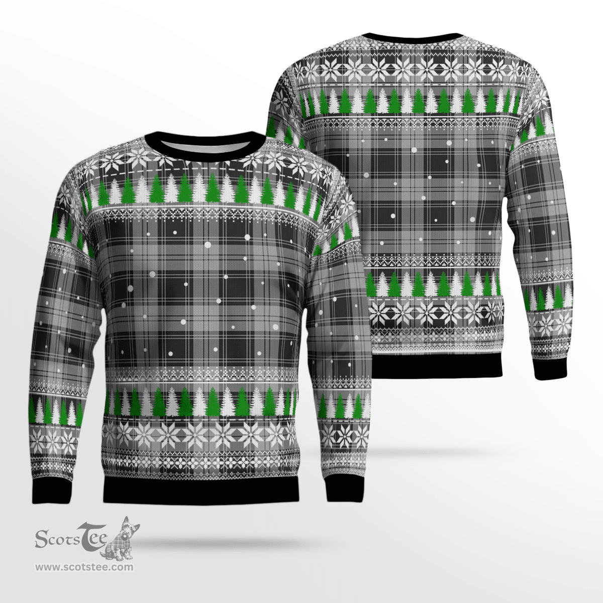 Scottish Glen Clan Tartan Christmas Ugly Sweater - Plaid Family Ugly Sweater Scottish Plaid Tartan Plaid - ScotsTee - scotstee.com
