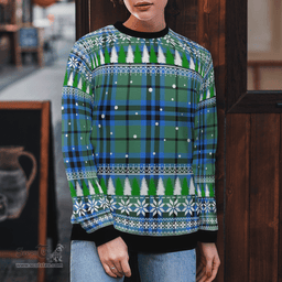 Scottish Falconer Clan Tartan Christmas Ugly Sweater - Plaid Family Ugly Sweater Scottish Plaid Tartan Plaid - ScotsTee - scotstee.com