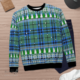 Scottish Falconer Clan Tartan Christmas Ugly Sweater - Plaid Family Ugly Sweater Scottish Plaid Tartan Plaid - ScotsTee - scotstee.com