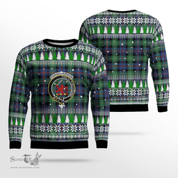 Scottish Farquharson Ancient Clan Crest Tartan Christmas Ugly Sweater - Plaid Family Ugly Sweater Scottish Plaid Tartan Plaid - ScotsTee - scotstee.com