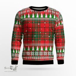 Scottish MacAulay Modern Clan Tartan Christmas Ugly Sweater - Plaid Family Ugly Sweater Scottish Plaid Tartan Plaid - ScotsTee - scotstee.com