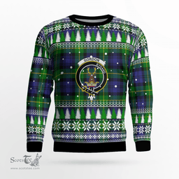 Scottish Gordon Modern Clan Crest Tartan Christmas Ugly Sweater - Plaid Family Ugly Sweater Scottish Plaid Tartan Plaid - ScotsTee - scotstee.com