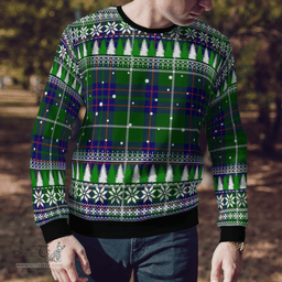 Scottish MacIntyre Hunting Modern Clan Tartan Christmas Ugly Sweater - Plaid Family Ugly Sweater Scottish Plaid Tartan Plaid - ScotsTee - scotstee.com