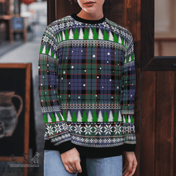 Scottish Fletcher Modern Clan Tartan Christmas Ugly Sweater - Plaid Family Ugly Sweater Scottish Plaid Tartan Plaid - ScotsTee - scotstee.com