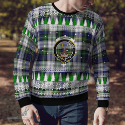 Scottish Gordon Dress Modern Clan Crest Tartan Christmas Ugly Sweater - Plaid Family Ugly Sweater Scottish Plaid Tartan Plaid - ScotsTee - scotstee.com