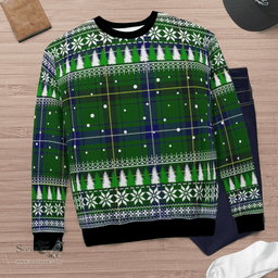 Scottish Henderson Modern Clan Tartan Christmas Ugly Sweater - Plaid Family Ugly Sweater Scottish Plaid Tartan Plaid - ScotsTee - scotstee.com