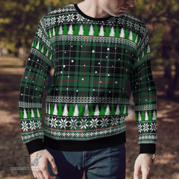 Scottish MacAulay Hunting Ancient Clan Tartan Christmas Ugly Sweater - Plaid Family Ugly Sweater Scottish Plaid Tartan Plaid - ScotsTee - scotstee.com