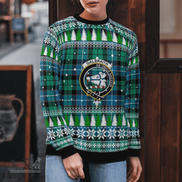 Scottish Galbraith Ancient Clan Crest Tartan Christmas Ugly Sweater - Plaid Family Ugly Sweater Scottish Plaid Tartan Plaid - ScotsTee - scotstee.com