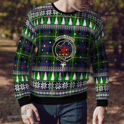 Scottish Farquharson Modern Clan Crest Tartan Christmas Ugly Sweater - Plaid Family Ugly Sweater Scottish Plaid Tartan Plaid - ScotsTee - scotstee.com