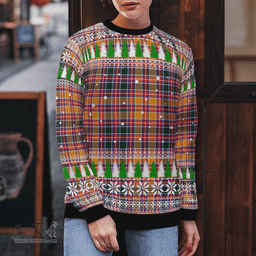 Scottish Jacobite Clan Tartan Christmas Ugly Sweater - Plaid Family Ugly Sweater Scottish Plaid Tartan Plaid - ScotsTee - scotstee.com