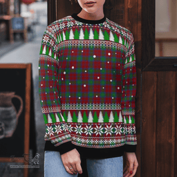 Scottish Fotheringham Clan Tartan Christmas Ugly Sweater - Plaid Family Ugly Sweater Scottish Plaid Tartan Plaid - ScotsTee - scotstee.com