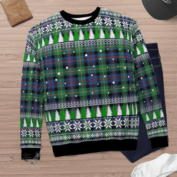Scottish Farquharson Ancient Clan Tartan Christmas Ugly Sweater - Plaid Family Ugly Sweater Scottish Plaid Tartan Plaid - ScotsTee - scotstee.com
