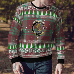 Scottish MacGregor Hunting Ancient Clan Crest Tartan Christmas Ugly Sweater - Plaid Family Ugly Sweater Scottish Plaid Tartan Plaid - ScotsTee - scotstee.com