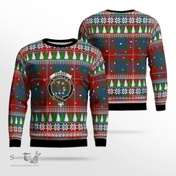 Scottish Fraser Ancient Clan Crest Tartan Christmas Ugly Sweater - Plaid Family Ugly Sweater Scottish Plaid Tartan Plaid - ScotsTee - scotstee.com