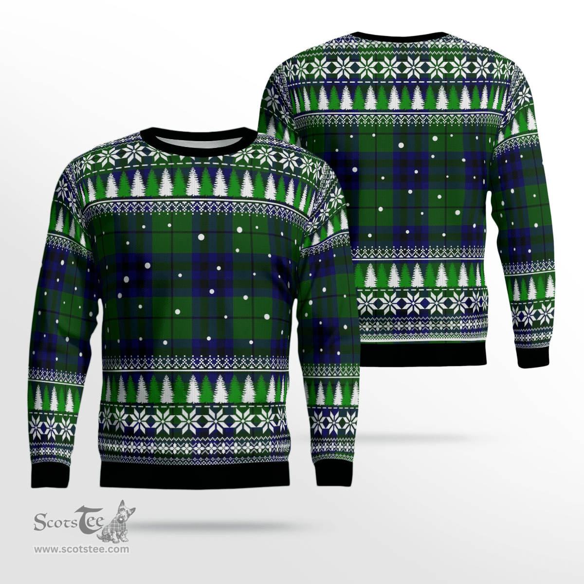 Scottish Keith Modern Clan Tartan Christmas Ugly Sweater - Plaid Family Ugly Sweater Scottish Plaid Tartan Plaid - ScotsTee - scotstee.com