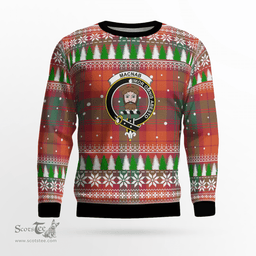 Scottish MacNab Ancient Clan Crest Tartan Christmas Ugly Sweater - Plaid Family Ugly Sweater Scottish Plaid Tartan Plaid - ScotsTee - scotstee.com