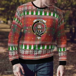 Scottish MacNab Ancient Clan Crest Tartan Christmas Ugly Sweater - Plaid Family Ugly Sweater Scottish Plaid Tartan Plaid - ScotsTee - scotstee.com