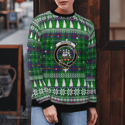 Scottish Duncan Ancient Clan Crest Tartan Christmas Ugly Sweater - Plaid Family Ugly Sweater Scottish Plaid Tartan Plaid - ScotsTee - scotstee.com