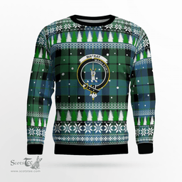 Scottish MacKay Ancient Clan Crest Tartan Christmas Ugly Sweater - Plaid Family Ugly Sweater Scottish Plaid Tartan Plaid - ScotsTee - scotstee.com