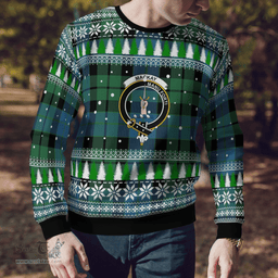 Scottish MacKay Ancient Clan Crest Tartan Christmas Ugly Sweater - Plaid Family Ugly Sweater Scottish Plaid Tartan Plaid - ScotsTee - scotstee.com