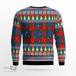 Scottish Mar Clan Crest Tartan Christmas Ugly Sweater - Plaid Family Ugly Sweater Scottish Plaid Tartan Plaid - ScotsTee - scotstee.com