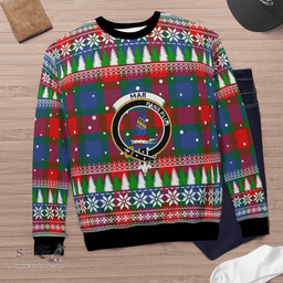 Scottish Mar Clan Crest Tartan Christmas Ugly Sweater - Plaid Family Ugly Sweater Scottish Plaid Tartan Plaid - ScotsTee - scotstee.com