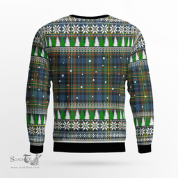Scottish MacLellan Ancient Clan Crest Tartan Christmas Ugly Sweater - Plaid Family Ugly Sweater Scottish Plaid Tartan Plaid - ScotsTee - scotstee.com