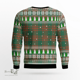 Scottish Menzies Green Ancient Clan Crest Tartan Christmas Ugly Sweater - Plaid Family Ugly Sweater Scottish Plaid Tartan Plaid - ScotsTee - scotstee.com