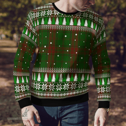 Scottish Maxwell Hunting Clan Tartan Christmas Ugly Sweater - Plaid Family Ugly Sweater Scottish Plaid Tartan Plaid - ScotsTee - scotstee.com