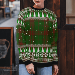 Scottish Maxwell Hunting Clan Tartan Christmas Ugly Sweater - Plaid Family Ugly Sweater Scottish Plaid Tartan Plaid - ScotsTee - scotstee.com
