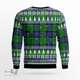 Scottish Haldane 2 Clan Crest Tartan Christmas Ugly Sweater - Plaid Family Ugly Sweater Scottish Plaid Tartan Plaid - ScotsTee - scotstee.com