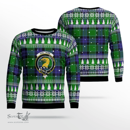 Scottish Haldane 2 Clan Crest Tartan Christmas Ugly Sweater - Plaid Family Ugly Sweater Scottish Plaid Tartan Plaid - ScotsTee - scotstee.com