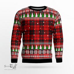 Scottish Ettrick District Clan Tartan Christmas Ugly Sweater - Plaid Family Ugly Sweater Scottish Plaid Tartan Plaid - ScotsTee - scotstee.com